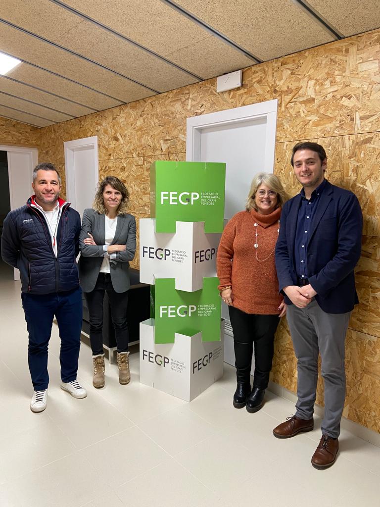 Sinergia Catalunya i la FEGP es reuneixen per preparar un programa de transformació tecnològica a les empreses del Penedès-Garraf